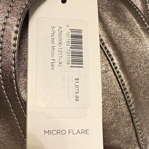 Lucchese Silver Micro Flare Leggings